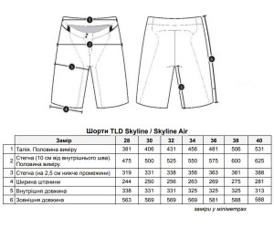 Велошорты TLD Skyline Short Shell Mono [BLk] 